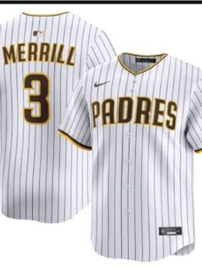 Nike Jackson Merrill San Diego Padres Home Limited Player Jersey